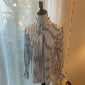Striped Button-Up Shirt